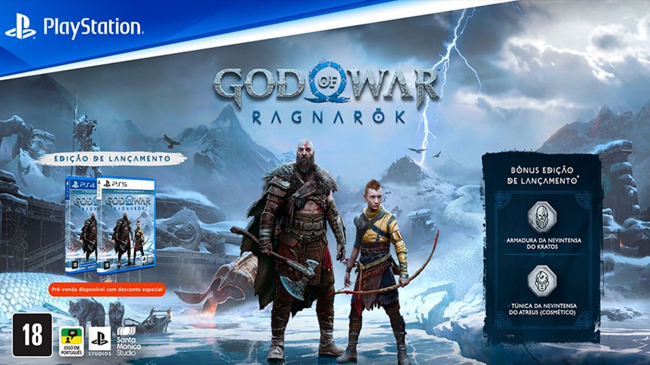 God of War Ragnarok: últimas unidades disponíveis na